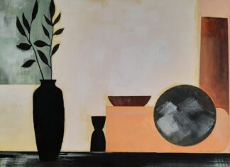 La mia arte moderna, 2025, acrilico su tela